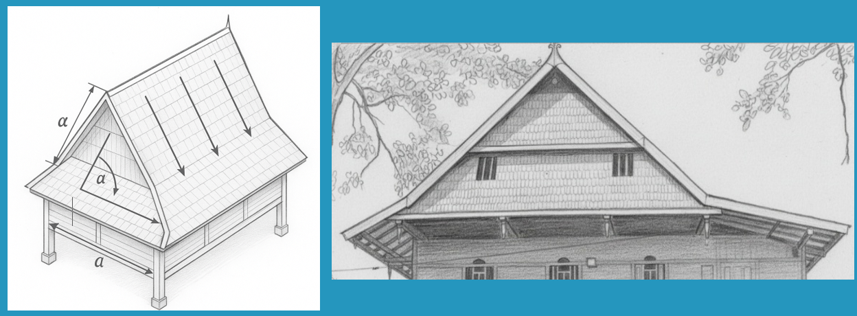 Atap Timpa’ Laja Rumah Bugis